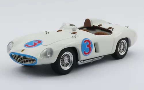 Art-Model - FERRARI 750 MONZA SPIDER s/n.0498 N 3 WINNER ROAD AMERICA ELKHART LAKE 1955 PHIL HILL WHITE