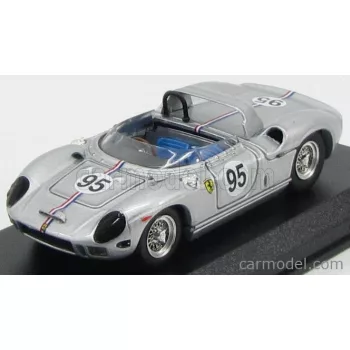   Art-Model - Ferrari 330P Spider N 95 Bridgehampton 1966 B.Grossman Silver