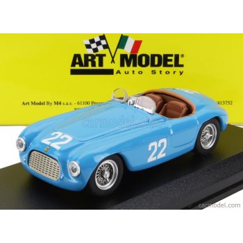   Art-Model - Ferrari 166Mm Barchetta Spider N 22 Montecarlo 1952 L.Ferraud Light Blue
