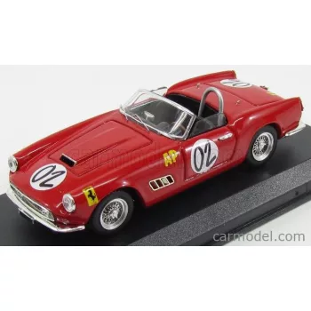   Art-Model - Ferrari 250 Spider California N 2 Winner 2H Relay Marlboro Cup - Chassis #1085 1961 A.Wylie Red