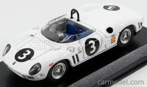 Art-Model - Ferrari 330P Spider Ch.0818 N 3 Canada Mosport Gp 1964 L.Scarfiotti White