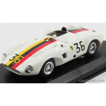   Art-Model - Ferrari 625Lm Spider Ch.0637 N 36 Venezuela Gp 1956 P.Drogo White