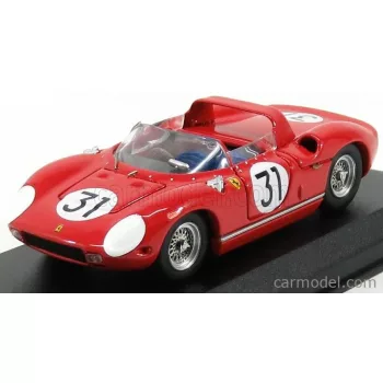   Art-Model - Ferrari 250P Spider Ch.0812 N 31 2Nd 12H Sebring 1963 Mairesse - Vaccarella - Bandini Red