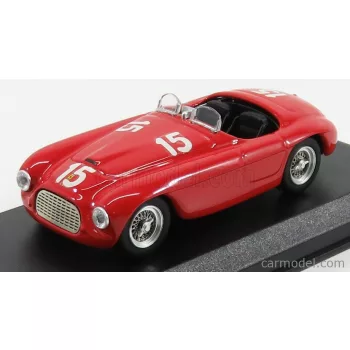   Art-Model - Ferrari 166Mm Barchetta Ch.0016 N 15 Winner Luxemburg Gp 1949 L.Villoresi Red
