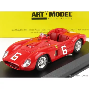   Art-Model - Ferrari 500Tr Ch0612 N 6 Winner Preliminary Smartt Field 1956 E.Lunken Red