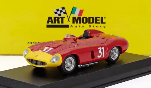 Art-Model - FERRARI 857S SPIDER s/n0584 N 31 WINNER DAKAR SENEGAL GP 1956 MAURICE TRINTIGNANT RED