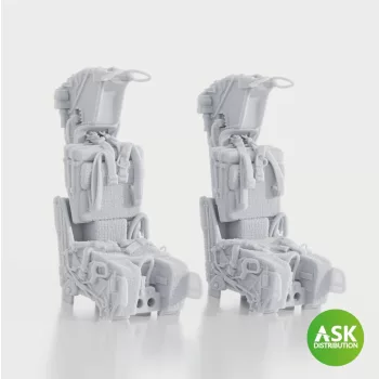   Art Scale - GRU-7A Ejection Seats for F-14A/B Late - with seat belts (2pcs) for Trumpeter
