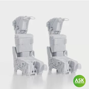   Art Scale - GRU-7A Ejection Seats for F-14A/B Late - excluding seat belts (2pcs) for Trumpeter