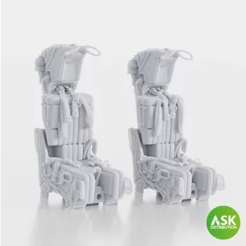   Art Scale - GRU-7A Ejection Seats for F-14A/B Early - with seat belts (2pcs) for Trumpeter