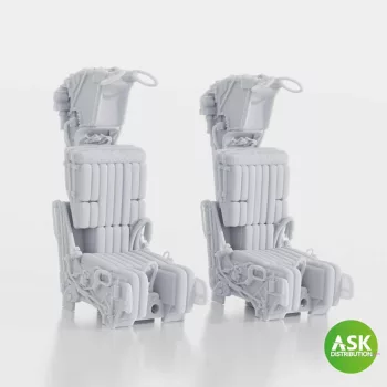   Art Scale - GRU-7A Ejection Seats for F-14A/B Early - excluding seat belts (2pcs) for Trumpeter