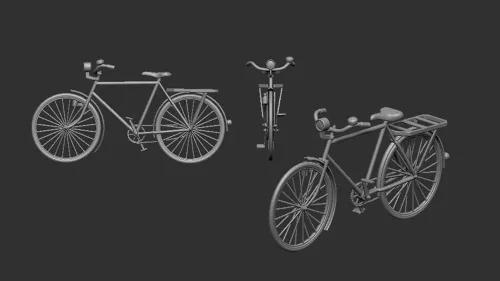 Art Scale - Bicycle classic - 3D print