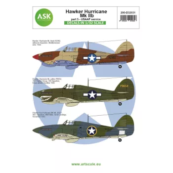   Art Scale - 1/32 Hawker Hurricane Mk.IIB part 5 - USAAF service