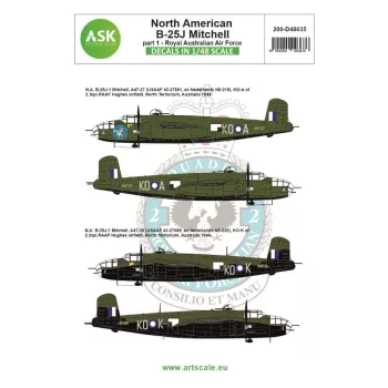   Art Scale - 1/48 B-25J Mitchell part 1 - Royal Australian Air Force