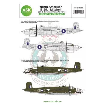   Art Scale - 1/48 B-25J Mitchell part 2 - Royal Australian Air Force