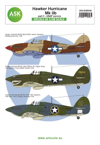 Art Scale - 1/48 Hawker Hurricane Mk.IIB part 5 - USAAF service