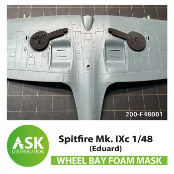 Art Scale - Bf 109G FOAM flexibel wheel bay mask for Eduard