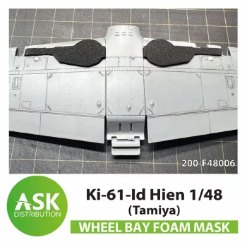   Art Scale - Ki-61-Id Hien FOAM flexibel wheel bay mask for Tamiya
