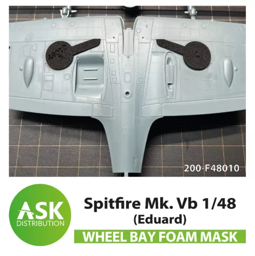 Art Scale - Spitfire Mk.Vb FOAM flexibel wheel bay mask for Eduard