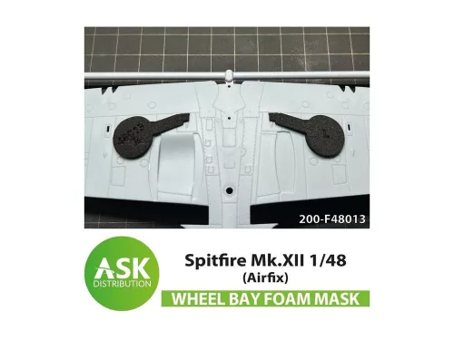 Art Scale - Spitfire Mk.XII  FOAM flexibel wheel bay mask for Airfix