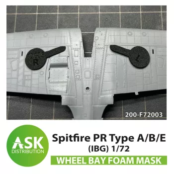   Art Scale - Spitfire PR Type A/B/E wheel bay FOAM flexibel mask for IBG