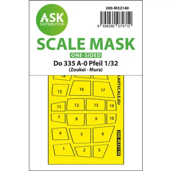   Art Scale - Dornier Do 335A-0 Pfeil one-sided mask for Zoukei Mura 