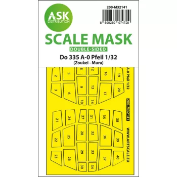   Art Scale - Dornier Do 335A-0 Pfeil double-sided mask for Zoukei Mura 