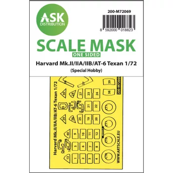   Art Scale - 1/72 Harvard Mk.II/IIA/IIB/AT-6 Texan one-sided express fit mask for Special Hobby