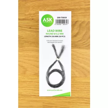 Art Scale - Lead Wire - Round Ø 0,2 mm x 250 mm (30 pcs)