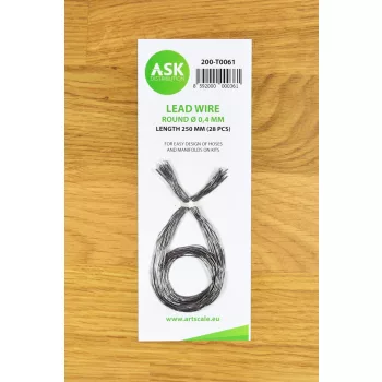 Art Scale - Lead Wire - Round Ø 0,4 mm x 250 mm (28 pcs)