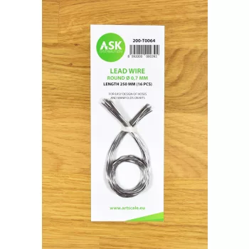 Art Scale - Lead Wire - Round Ø 0,7 mm x 250 mm (16 pcs)