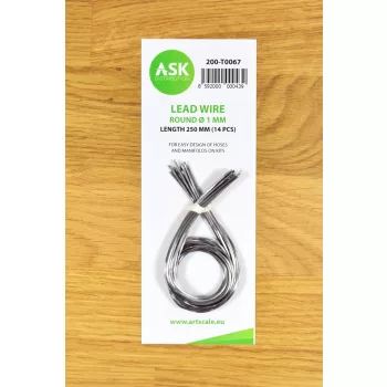 Art Scale - Lead Wire - Round Ø 1 mm x 250 mm (14 pcs)