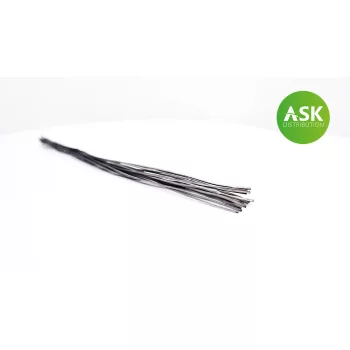   Art Scale - Lead Wire - Halfround  0,8 x 0,55 x 140 mm (cca. 16 pcs)