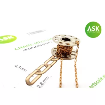 Art Scale - Chain: Medium - 50 cm long (brass)