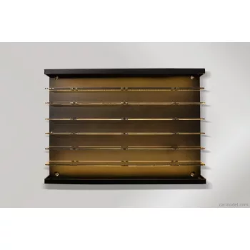   Atlantic - Vetrina Display Box Espositore - For 42 Cars 1/64 Lungh.Lenght Cm 50.0 X Largh.Width Cm 8.0 X Alt.Height Cm 37.5 (Altezza Utile Tra I Ripiani Cm 4.5 Inner Height Among Shelves) Plastic Display
