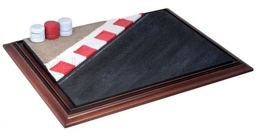 Atlantic - VETRINA DISPLAY BOX DIORAMA BASE PISTA - RACETRACK BASE - CARS NOT INCLUDED - Lungh.LENGHT cm 42.5 X Largh.WIDTH cm 31.3 X Alt.HEIGHT cm 12.5 (altezza interna cm 11.3) VARIOUS