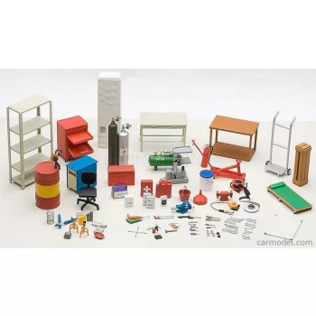 Autoart - 1:18 Garage Kit Set (Version 1)