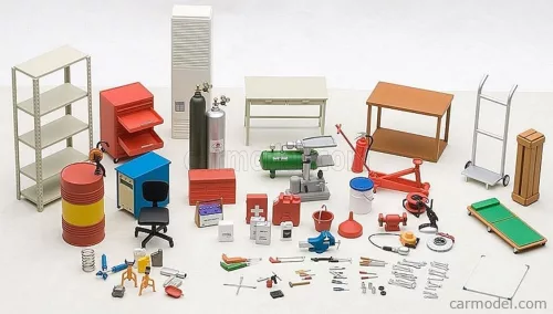 Autoart - 1:18 Garage Kit Set (Version 1)