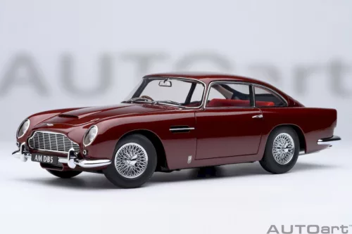 Autoart - 1:18 Aston Martin DB5, Dubonnet Rosso/Red, 1964 (composite model/full openings) - AUTOart