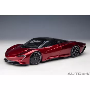  Autoart - 1:18 Mclaren Speedtail (Volcano Red) 2020 (Composite Model/ 2 Door Openings, Total 4 Openings)