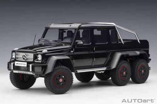 Autoart - Mercedes-Benz G 63 AMG 6x6 (Gloss Black) 2013 (composite model/full openings)
