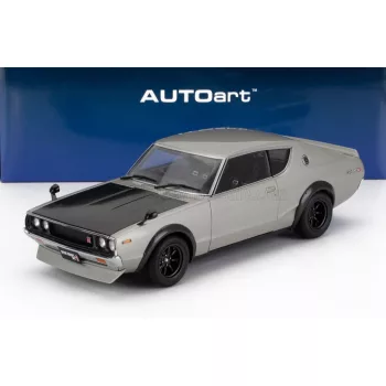   Autoart - NISSAN SKYLINE 2000 GT-R (KPGC110) TUNED VERSION COUPE 1973 SILVER BLACK