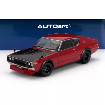   Autoart - NISSAN SKYLINE 2000 GT-R (KPGC110) TUNED VERSION COUPE 1973 RED BLACK