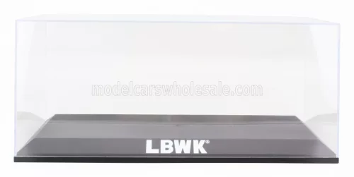 Autoart - PLASTIC DISPLAY, PLASTIC BASE BLACK - LBWK - 35.5 X 15.5 X 15.2 cm (internal 12.7 cm)