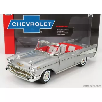 Autoworld - Chevrolet Bel Air Cabriolet Open 1957 Silver