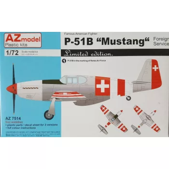 AZ Model - 1/72 P-51B Mustang Foreign