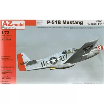 AZ Model - 1/72 P-51B Mustang Dorsal Fin USSAF