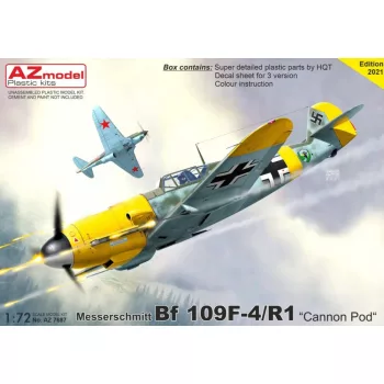 AZ Model - 1/72 Bf 109F-4/R1 „Kanon Pod“