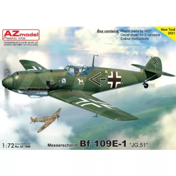 AZ Model - 1/72 Bf 109E-1 „JG.51“