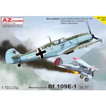 AZ Model - 1/72 Bf 109E-1 „JG.77“
