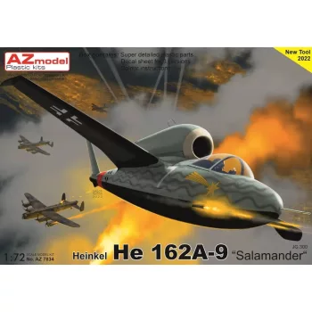   AZ Model - 1/72 Heinkel He 162A-9 "Salamander" JG300